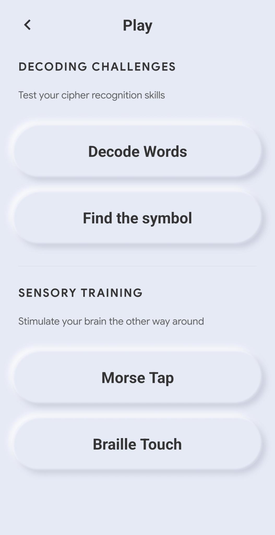 Play game modes