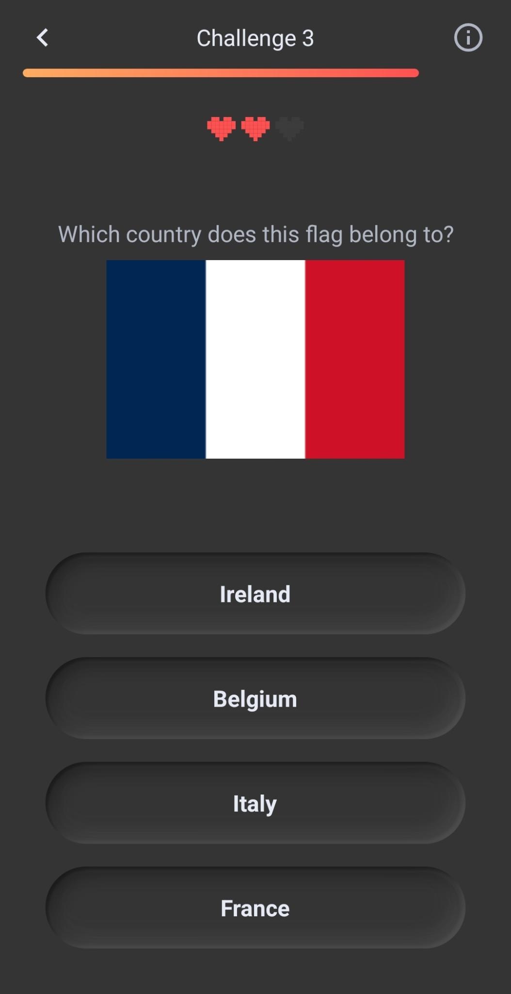Practising flags of the world
